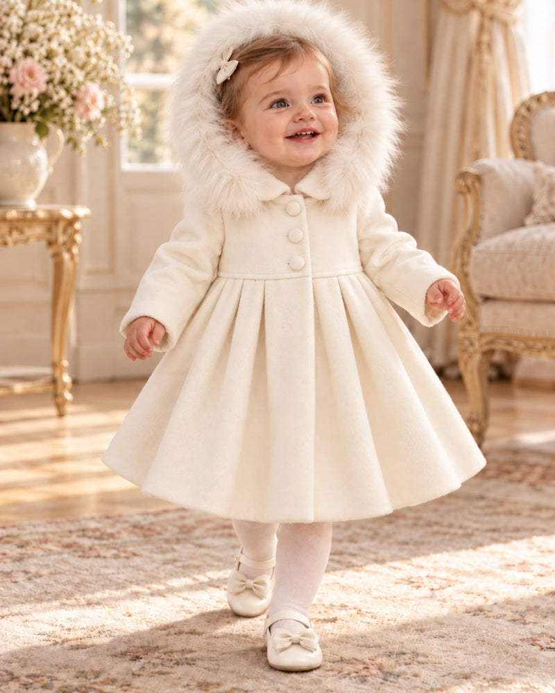 MANTELLE E CAPPOTTI BATTESIMO BIMBA | BELLI E MONELLI ABBIGLIAMENTO