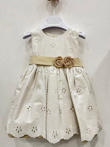 Abito bimba Beige E Sangallo