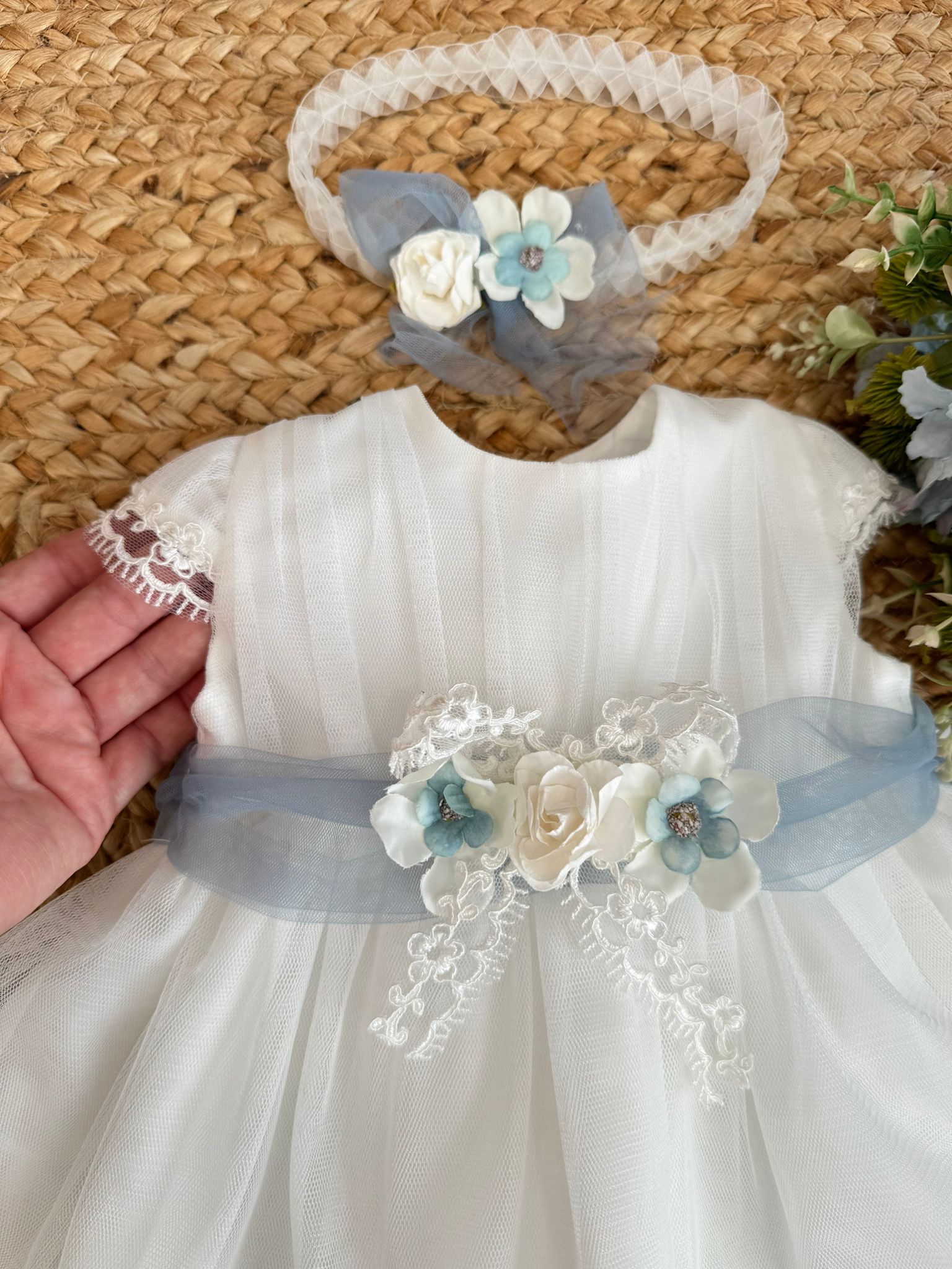 abito battesimo bimba, abito cerimonia bimba, vestito battesimo bimba, abbigliamento cerimonia bambina, vestito tulle bambina, abito elegante bambina, Belli e Monelli.