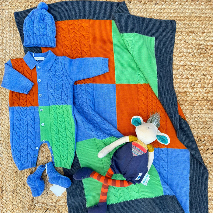 Corredino Prima Nascita,Corredino Neonato,Uscita Clinica,Corredino,Neonato,Belli e Monelli,Clinica,Coordinato Neonato,Coordinato MULTICOLOR IN LANA,Coordinato.