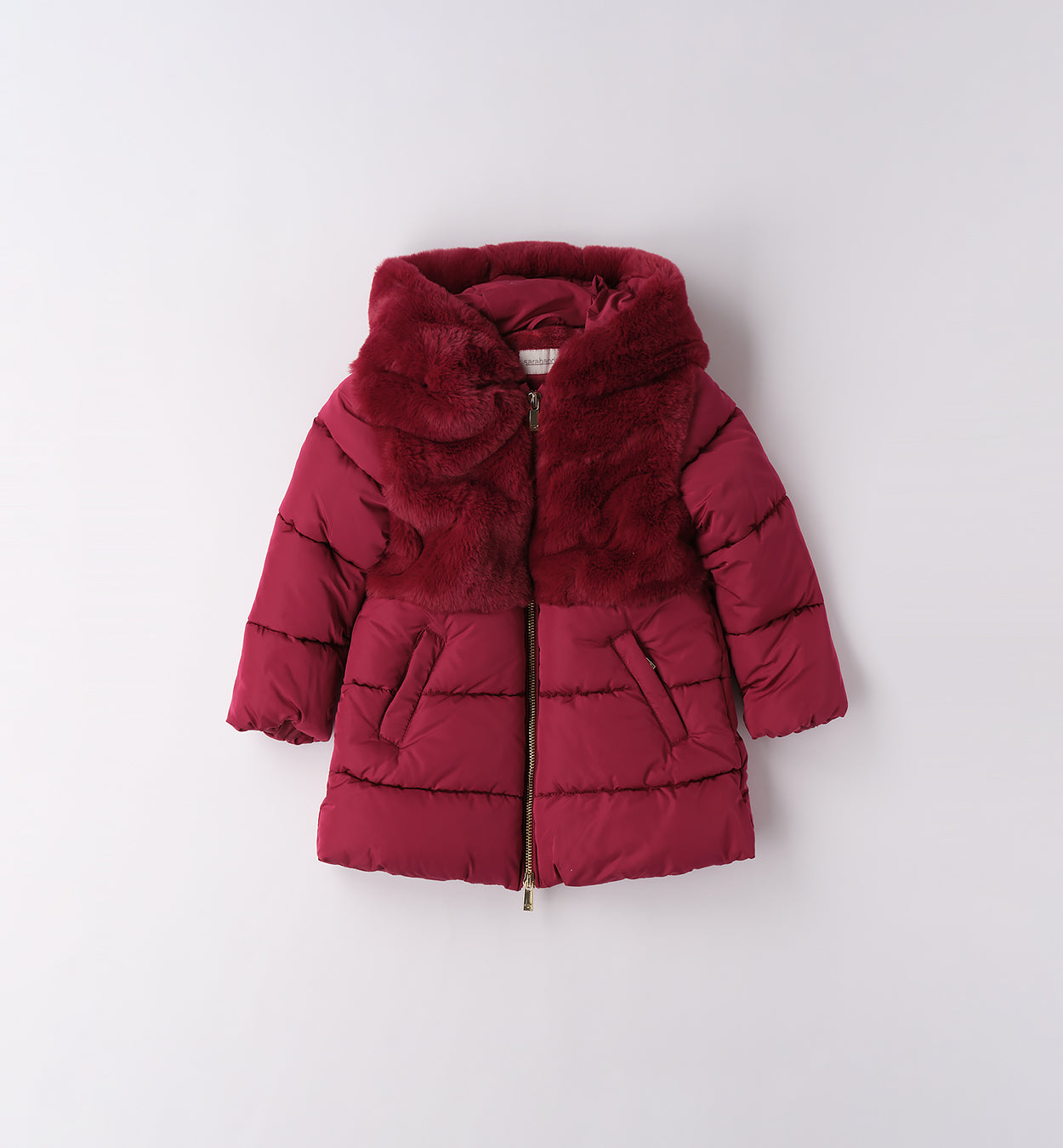 Giubbotto bambina bordeaux