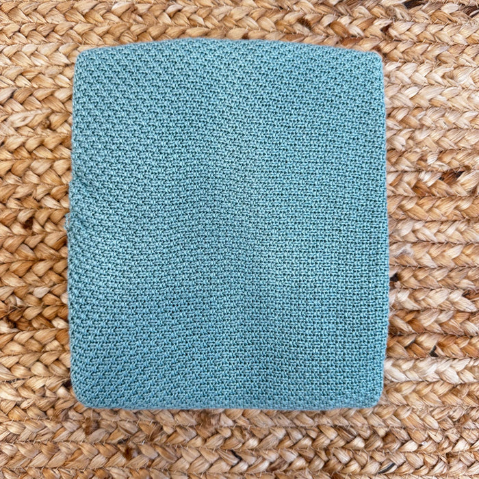 Copertina neonato in bambù verde termoregolatrice e ipoallergenica