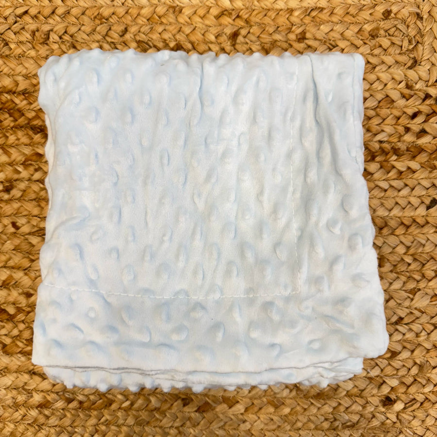 COPERTINA AZZURRO CHIARO IN CINIGLIA EFFETTO PELUCHE