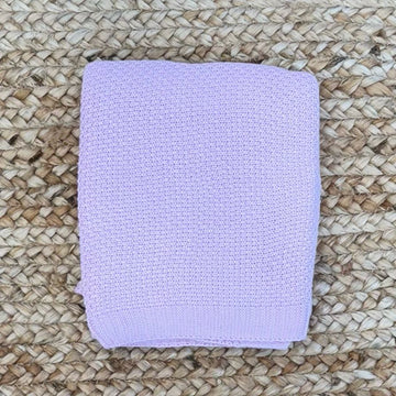 Copertina bambù rosa lilla per neonata, ipoallergenica e termoregolatrice