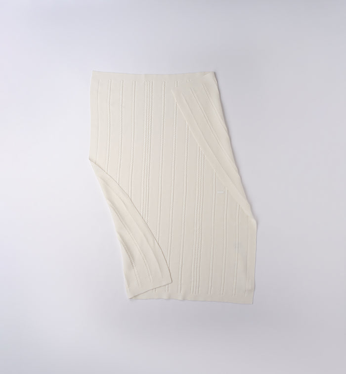 copertina neonato panna caldo cotone e lana baby shower