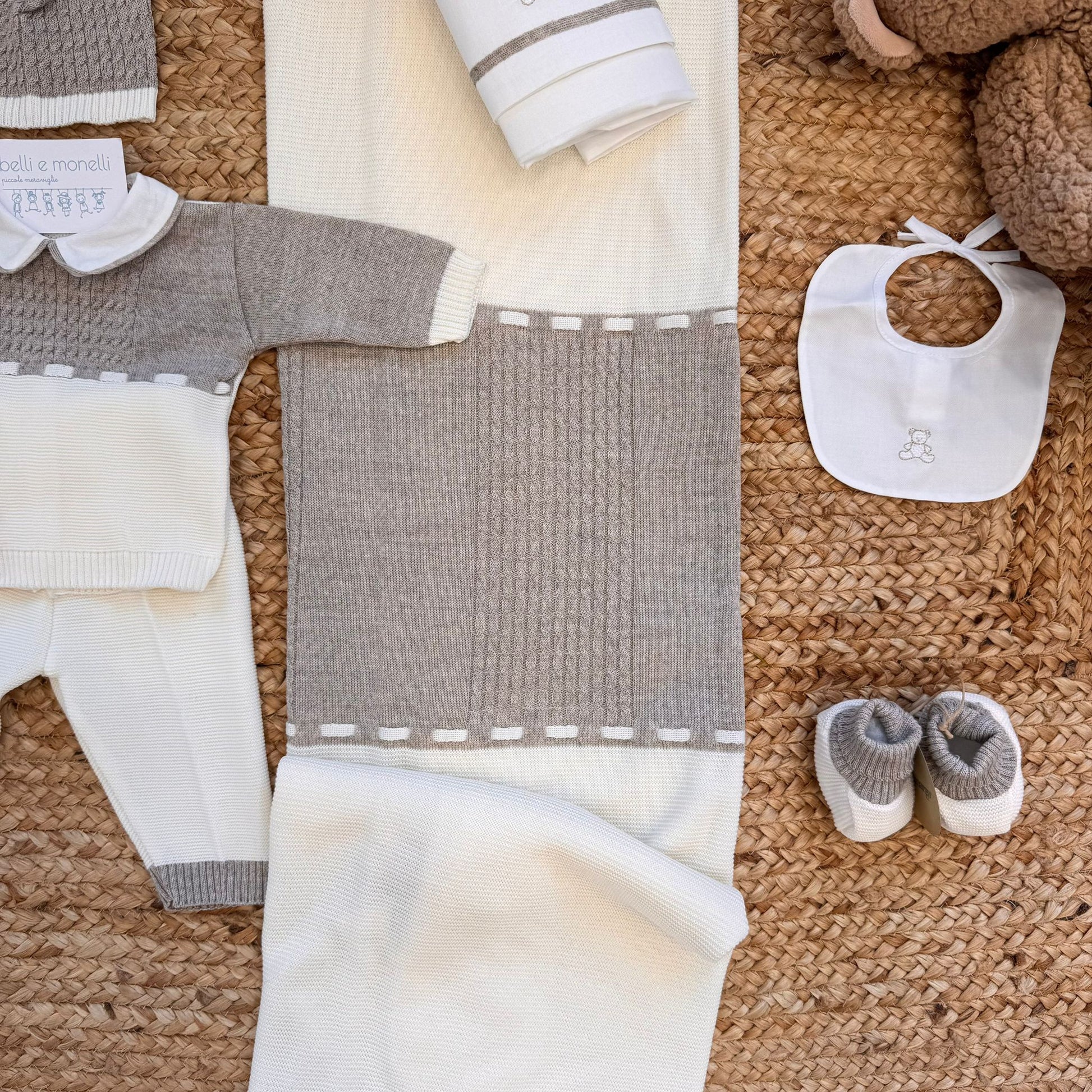 corredino neonato misto lana