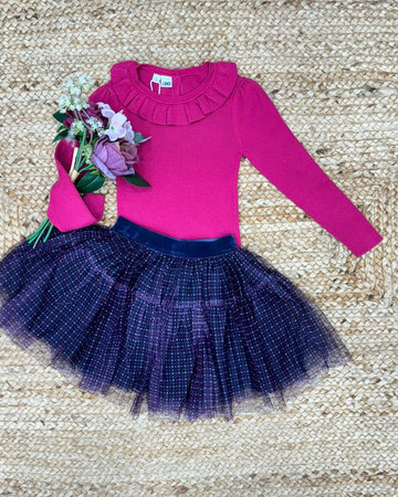 Completo con gonna in tulle