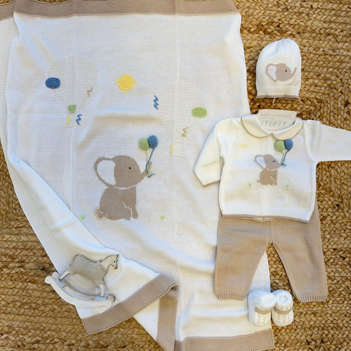 Uscita clinica elefantino in filo di scozia