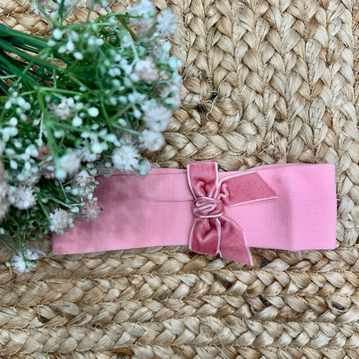 fascia-bimba-rosa-fiocco-velluto