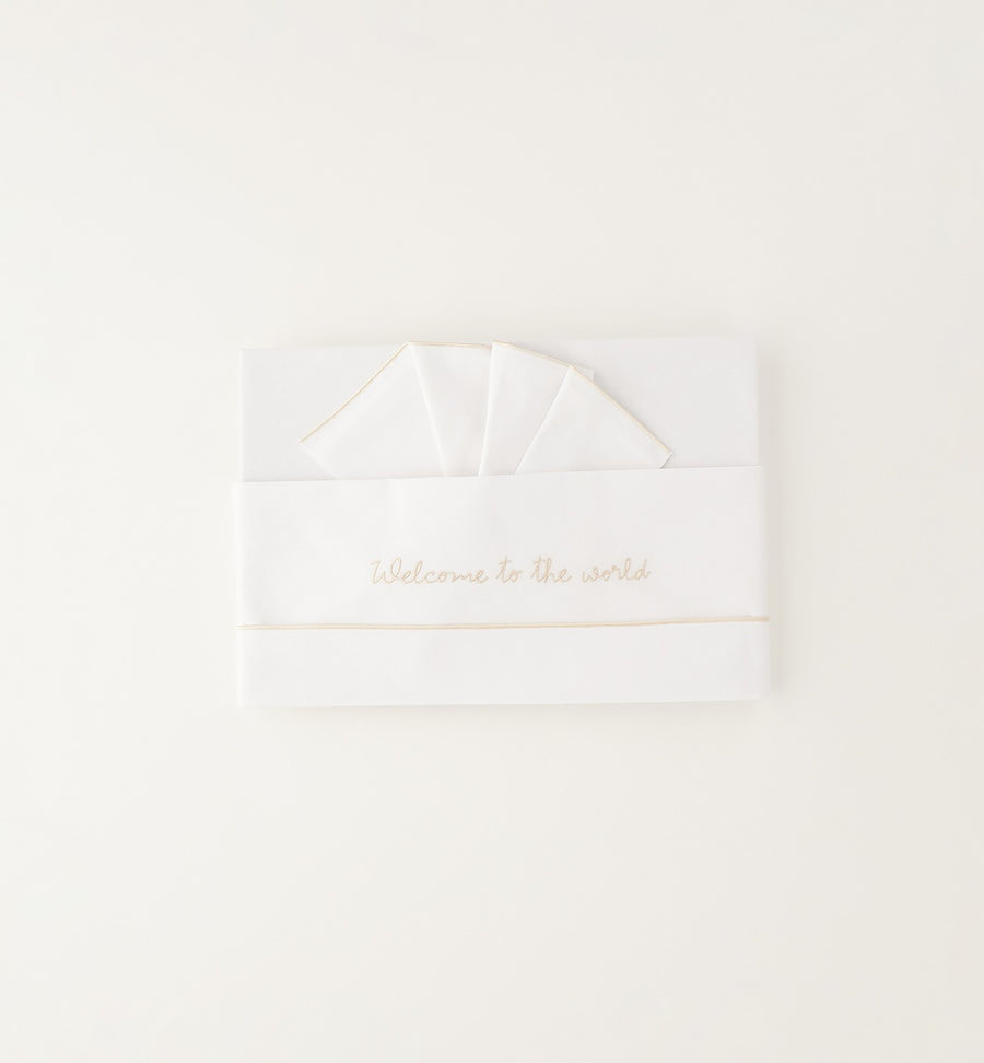 Set lenzuola baby culla in 100% cotone unisex