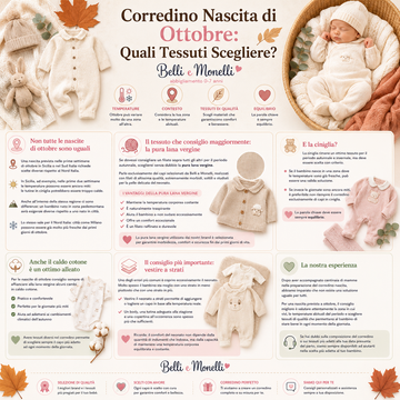Corredino Nascita di Ottobre: Quali Tessuti Scegliere | Belli e Monelli
