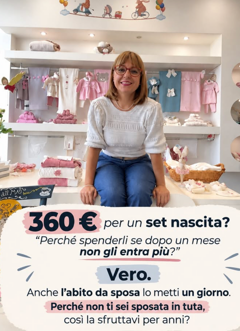 360 € per un set nascita? Quanto ha davvero senso spendere per il corredino