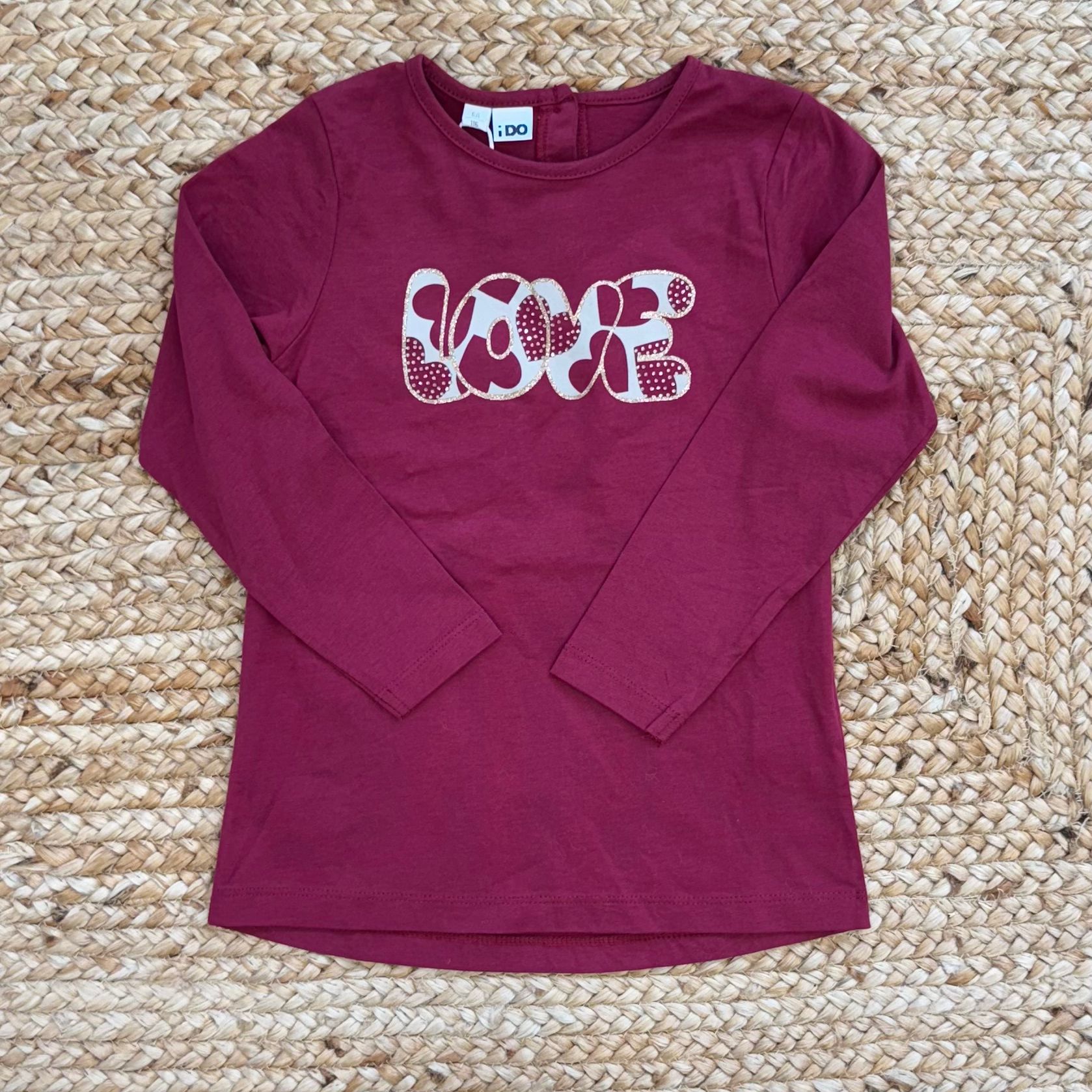 Maglia bimba love vinaccia