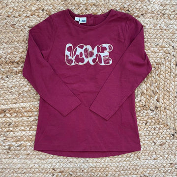 Maglia bimba love vinaccia
