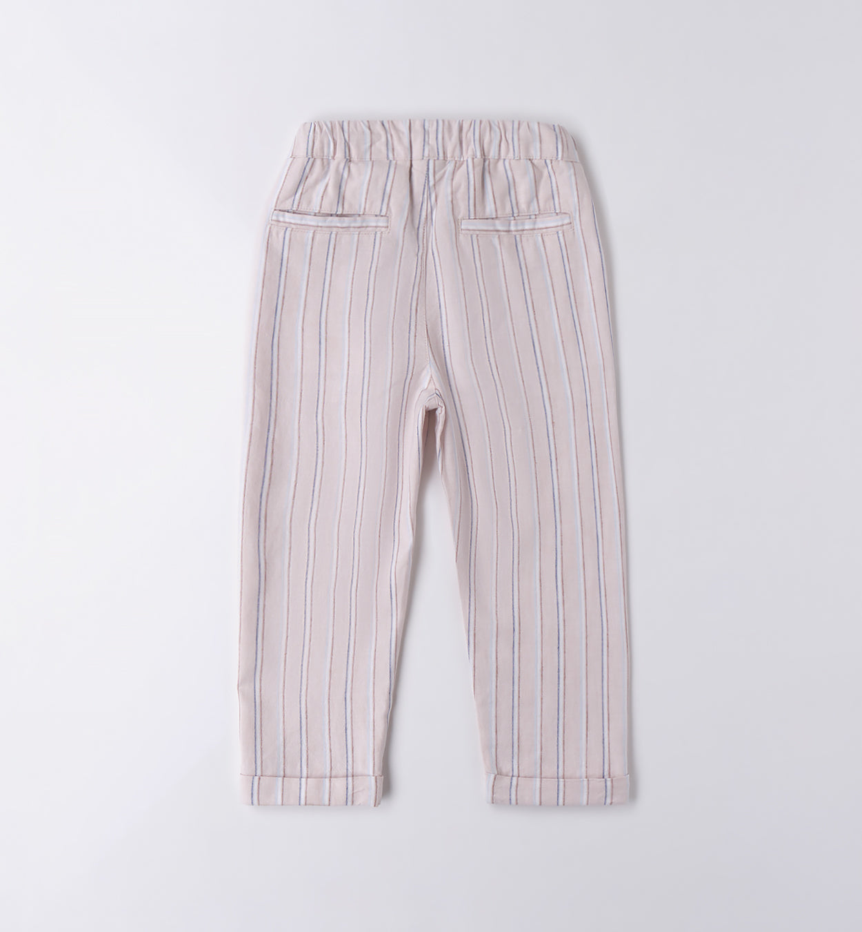 COMPLETO BAMBINO CAMICIA CON PAPILLON E PANTALONE RIGATO