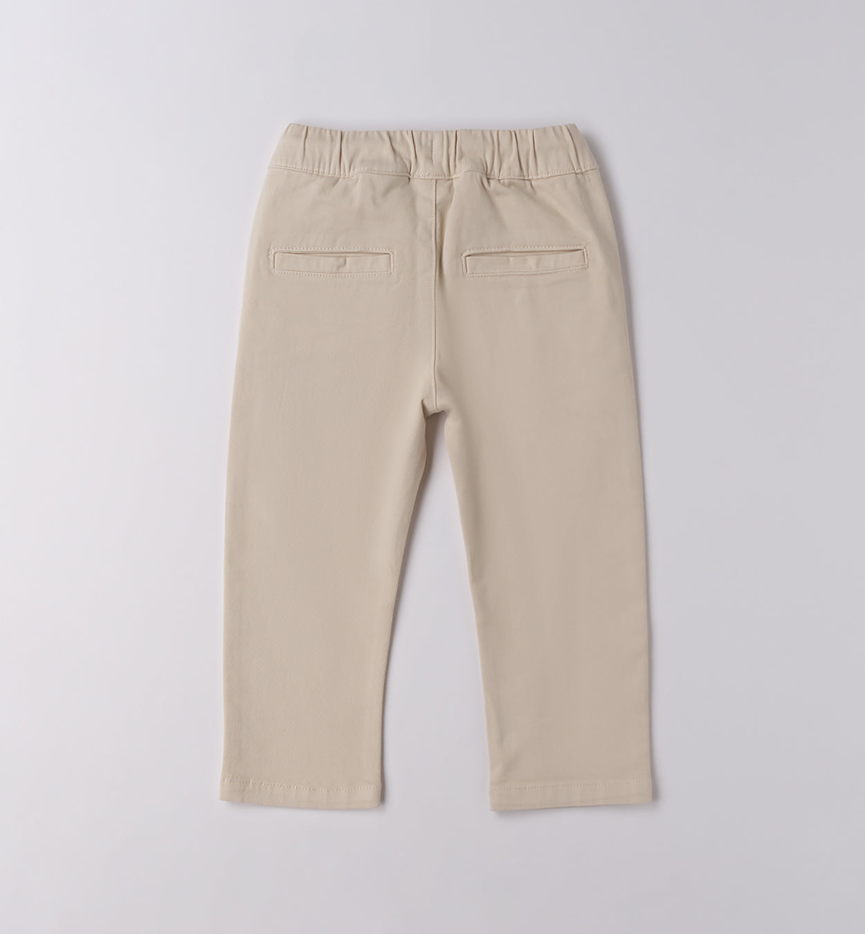 Pantaloni bambino beige con coulisse