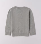 Completo bambino maglia grigia e pantalone beige