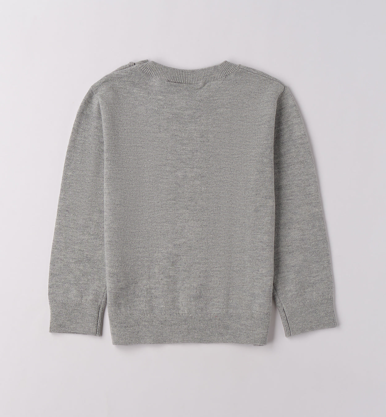 Completo bambino maglia grigia e pantalone beige