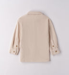 Completo casual chic bambino beige e marrone