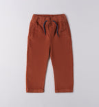 Completo bambino maglia quadri e pantaloni velluto
