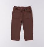 Completo casual chic bambino beige e marrone