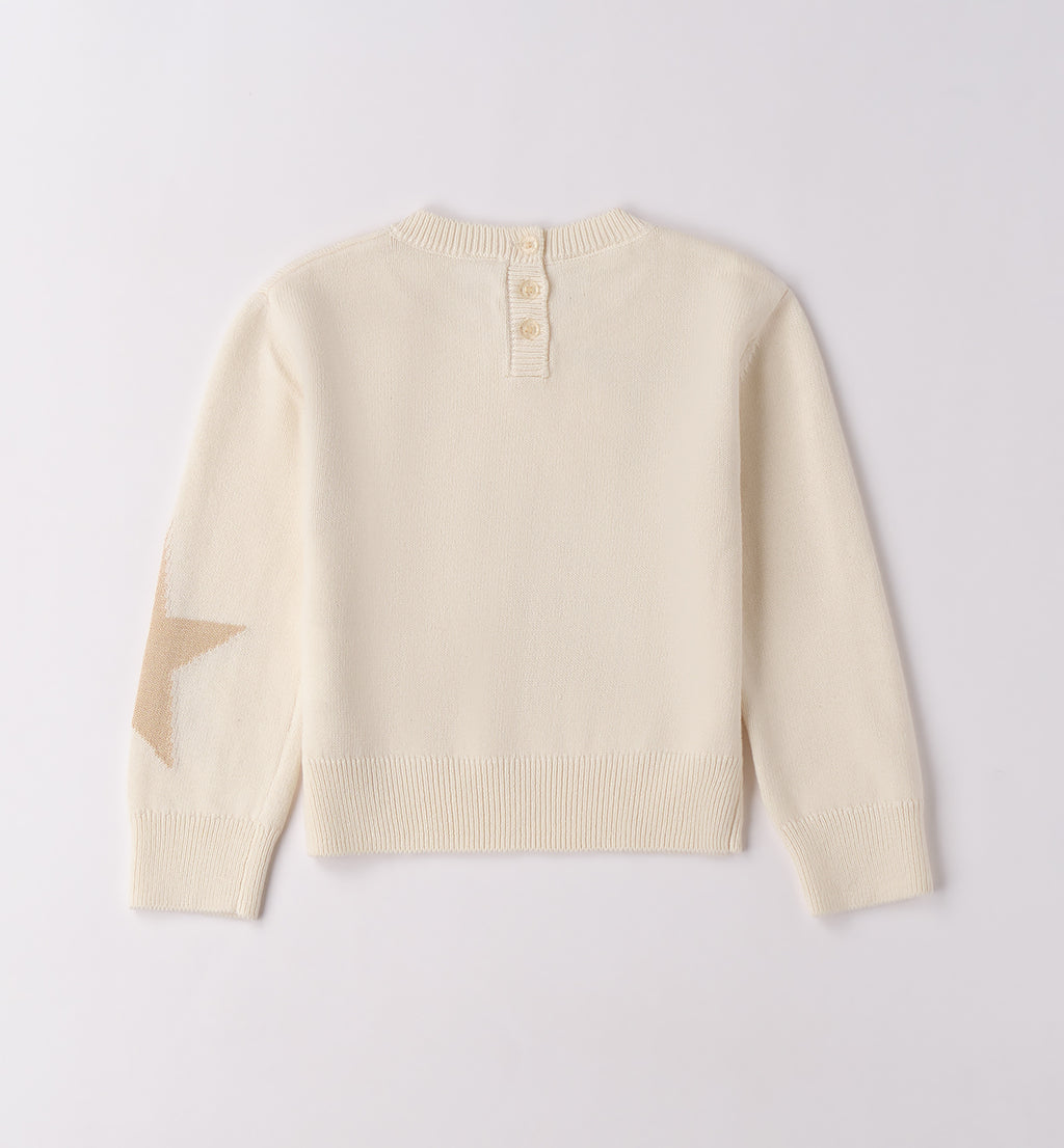 Completo bimba maglia stelle e pantaloni velluto