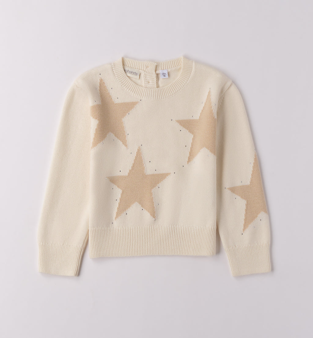 Completo bimba maglia stelle e pantaloni velluto
