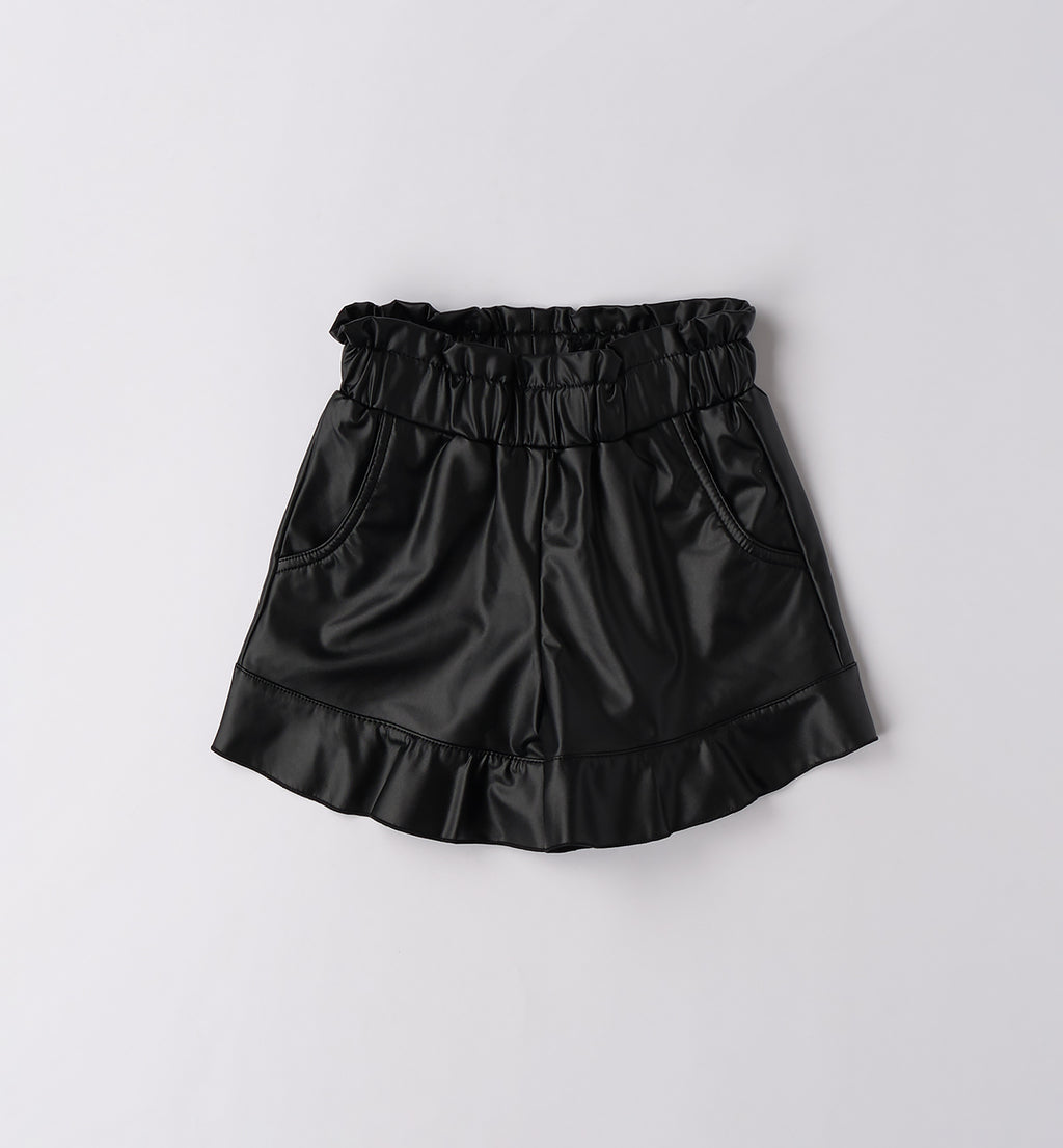 Completo bimba pois e shorts ecopelle