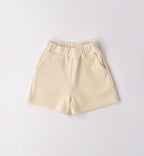 Completo bimba maglia poodle e shorts velluto