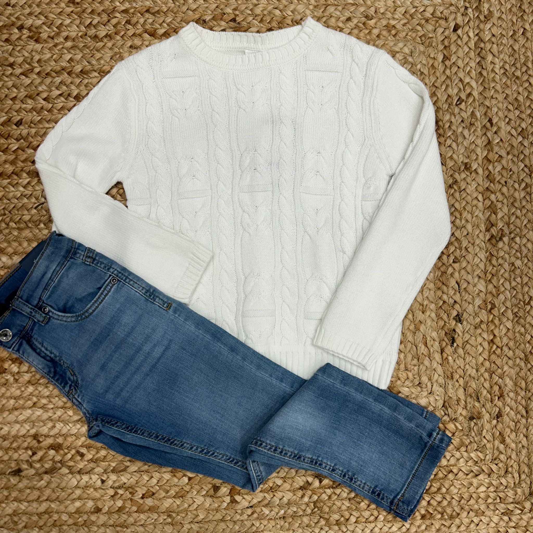 Maglioncino bimbo bianco