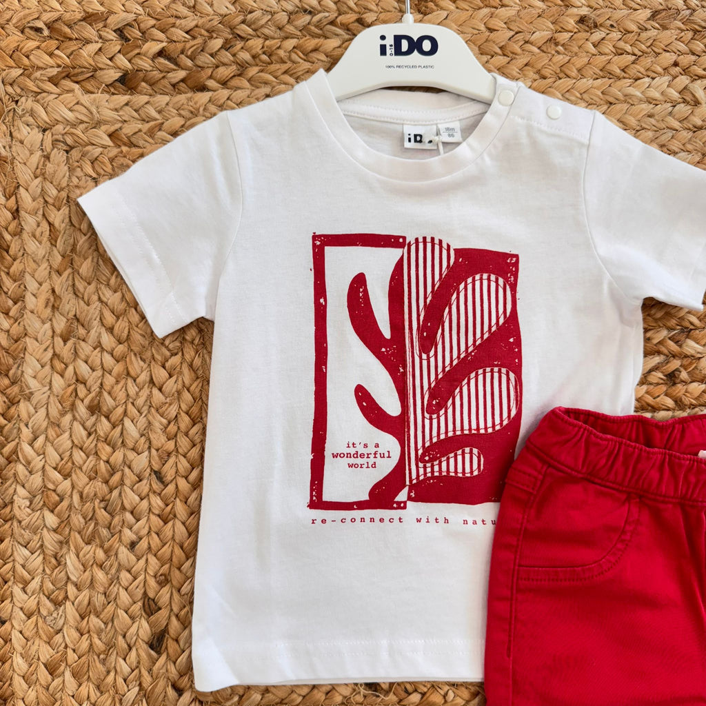COMPLETO NATURA URBANA IN ROSSO