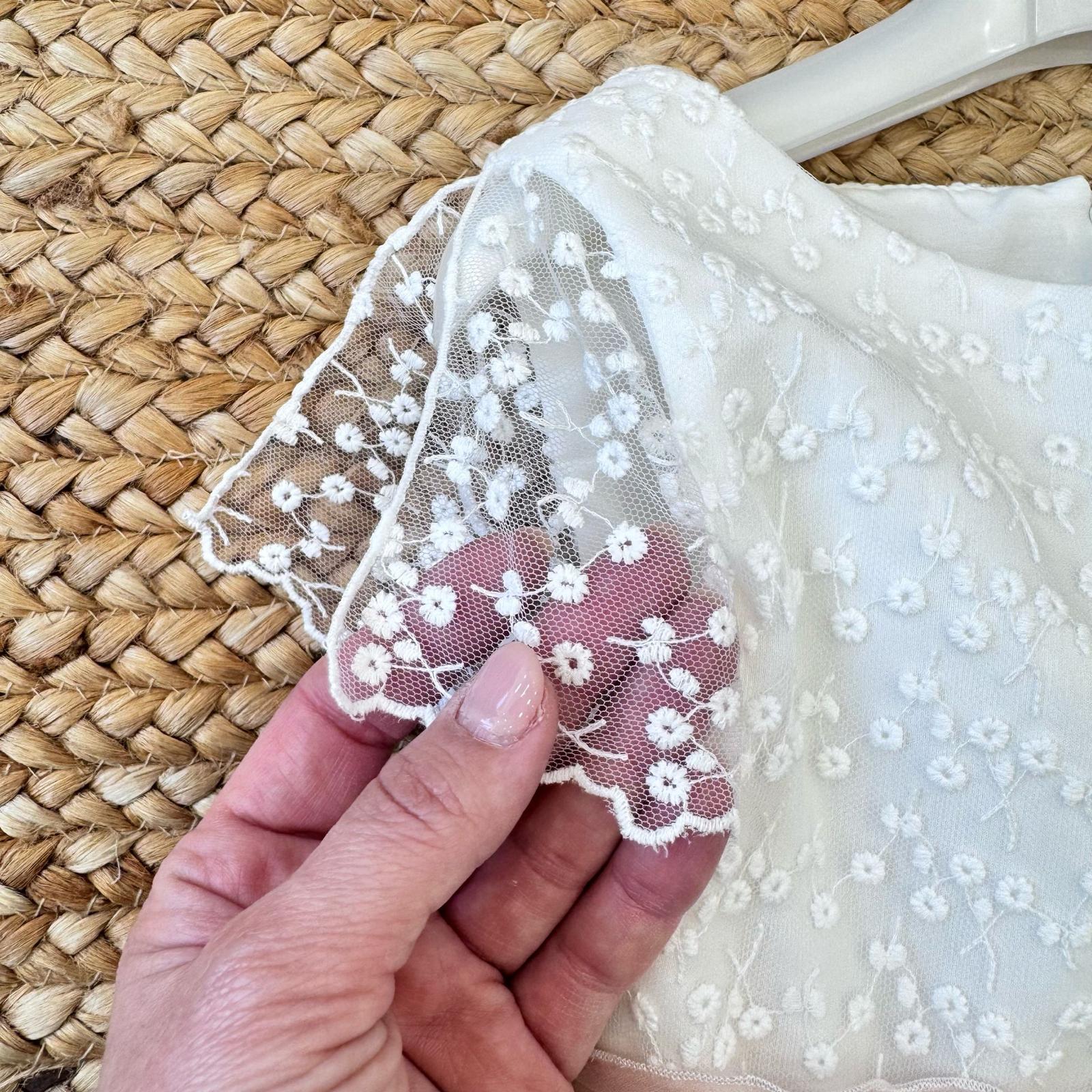 ABITO DA CERIMONIA BAMBINA CON CORPETTO RICAMATO E GONNA IN TULLE