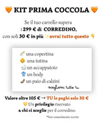 Accappatoio neonato/a con cappuccio orecchie