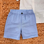 COMPLETO ELEGANZA BABY AZZURRA