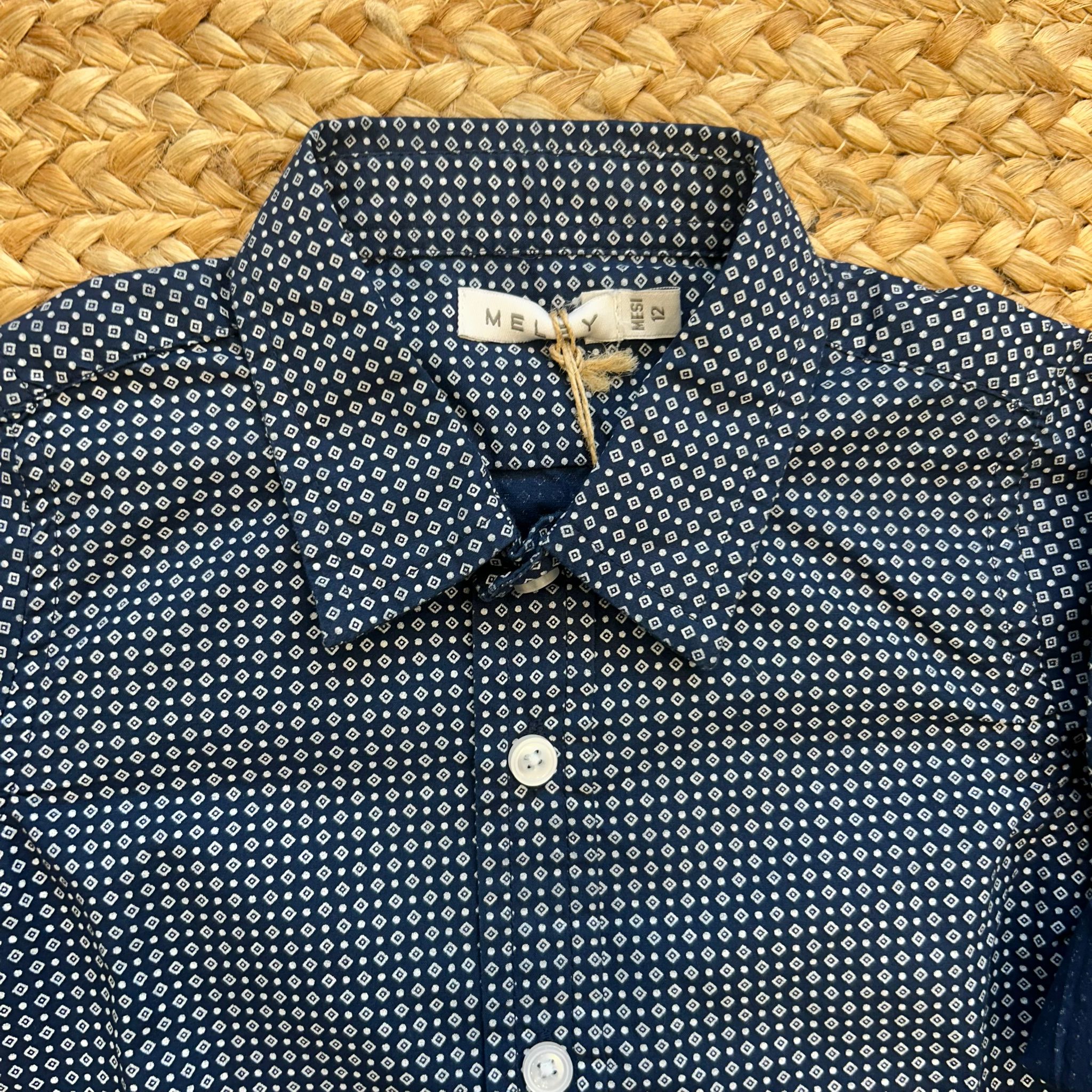 COMPLETO NAVY GEOMETRICO ELEGANTE