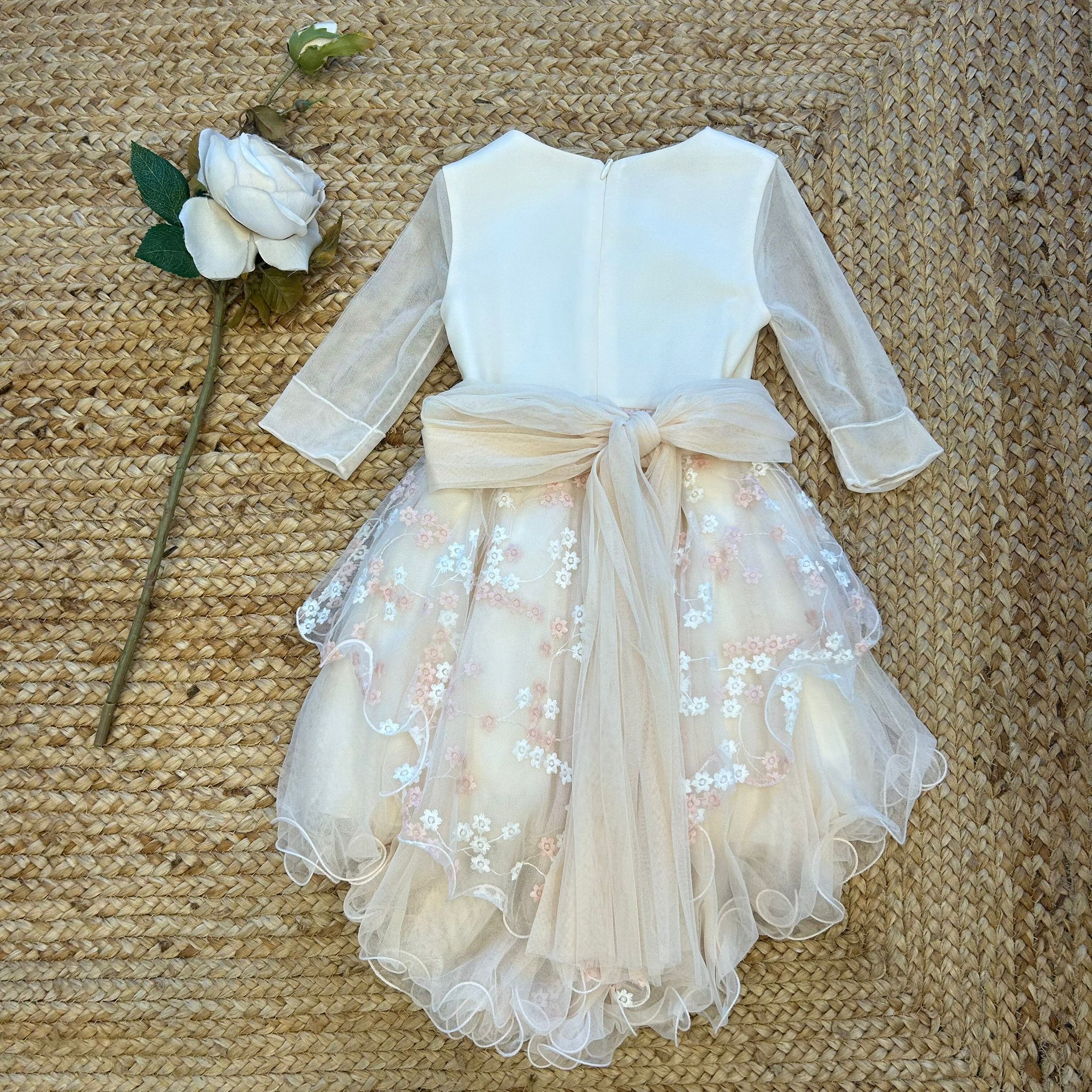 ABITO TULLE A FIORI