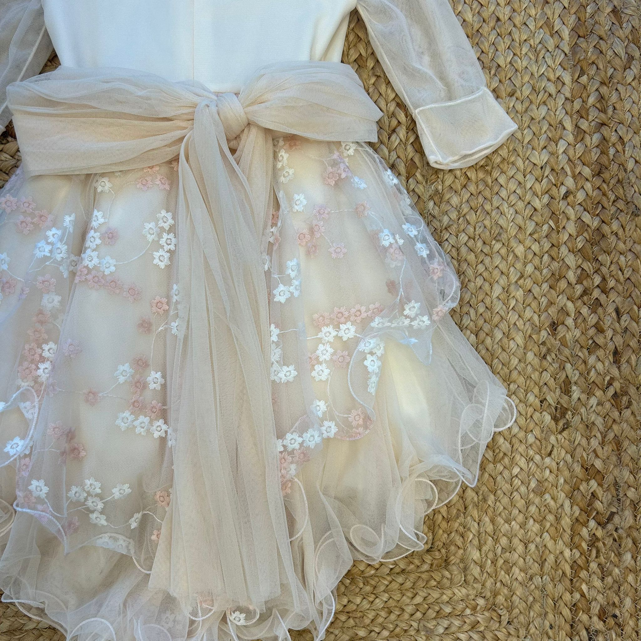 ABITO TULLE A FIORI