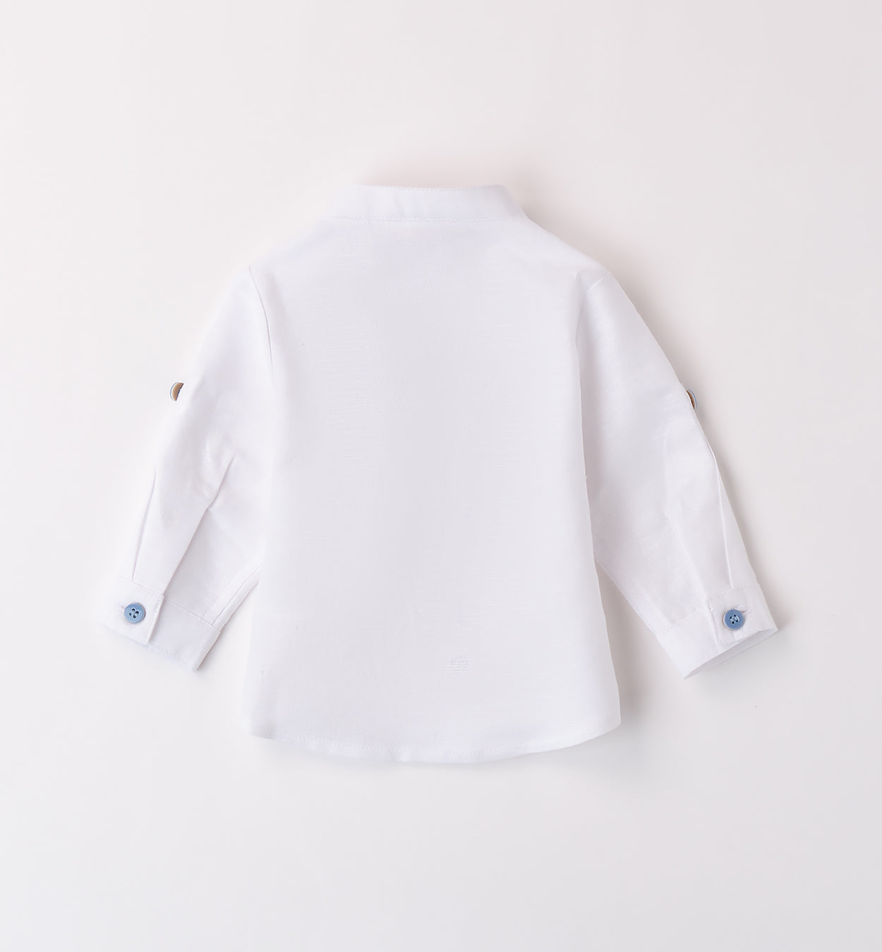 COMPLETO NEONATO AZZURRO POLVERE CON CAMICINA E CARDIGAN