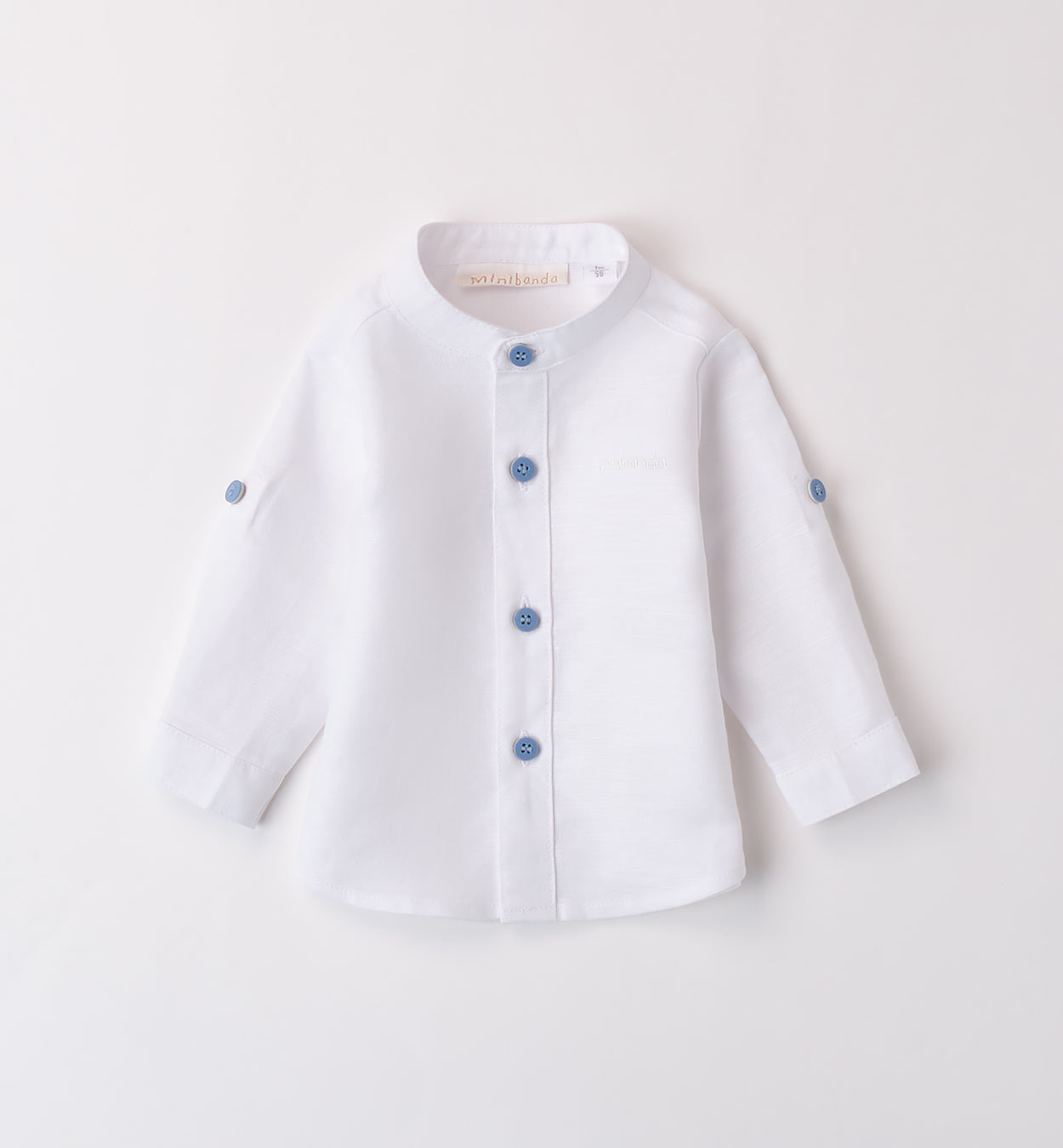 COMPLETO NEONATO AZZURRO POLVERE CON CAMICINA E CARDIGAN