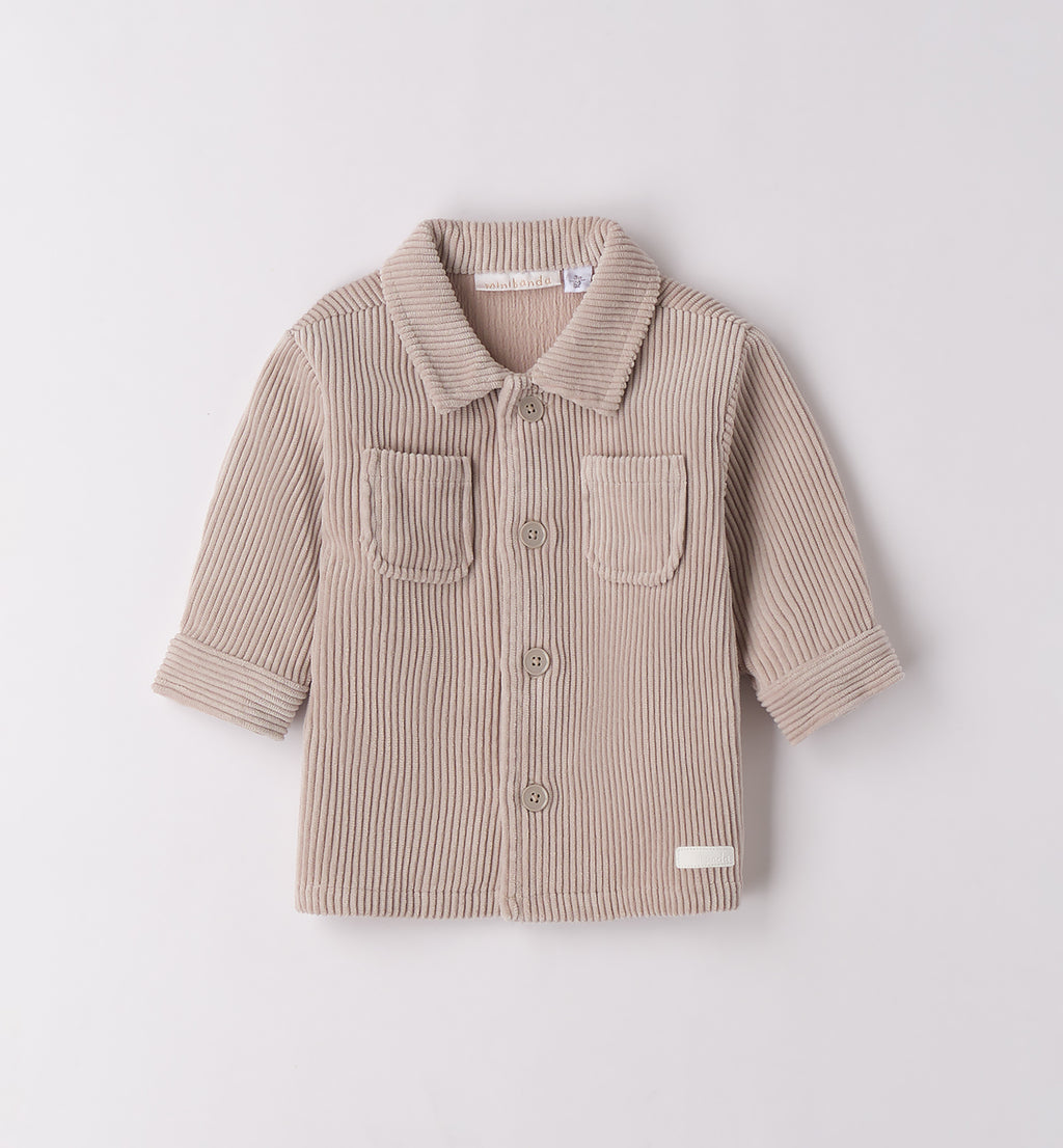 Completo bimbo camicia velluto e jeans