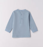 Completo bambino maglia azzurra e pantalone blu