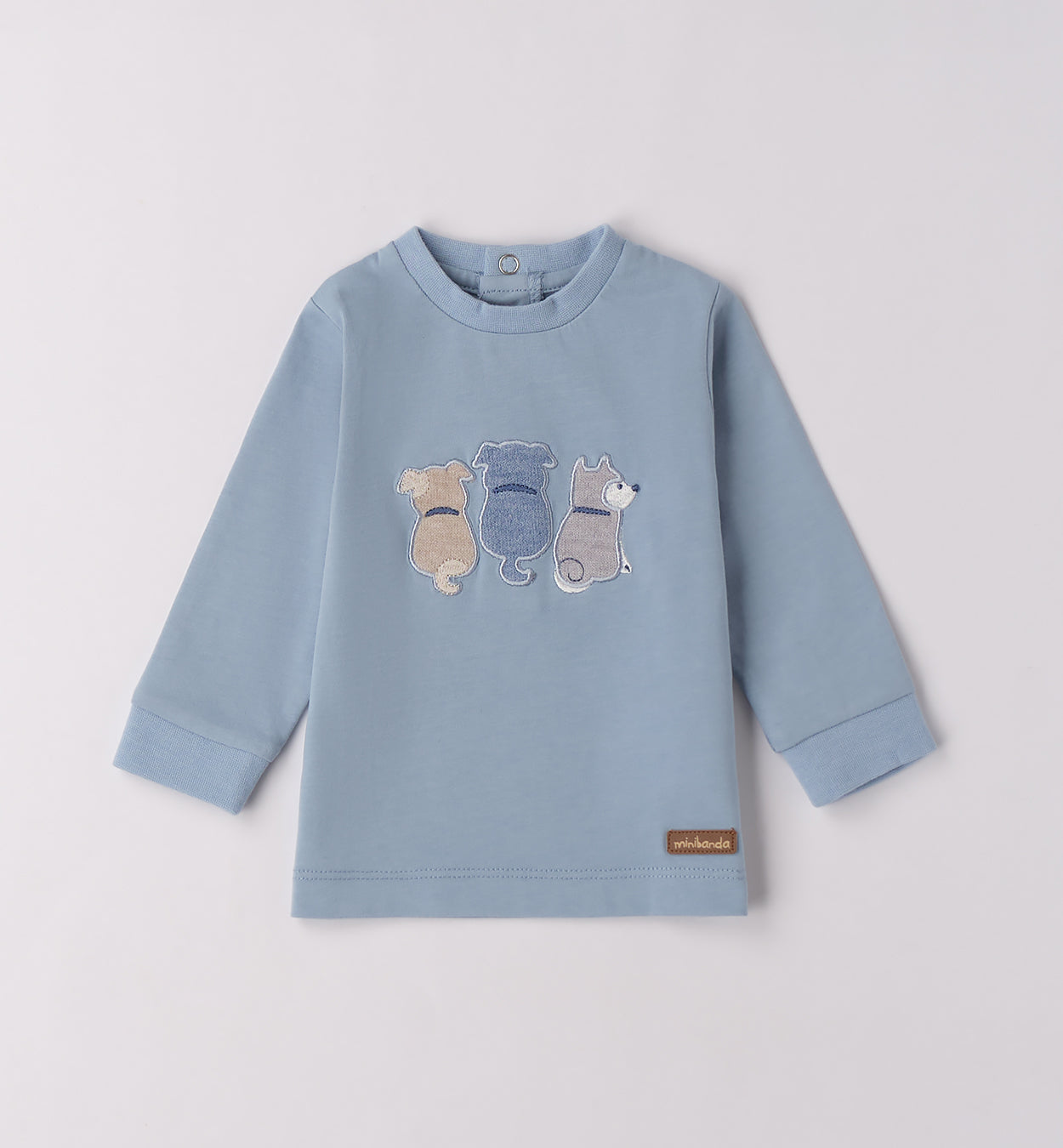 Completo bambino maglia azzurra e pantalone blu