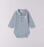 Bimbo maglia righe e jeans