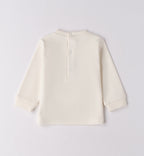 Completo bambino giacca beige e pantalone blu