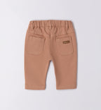 Completo bambino maglia grigia e pantalone beige