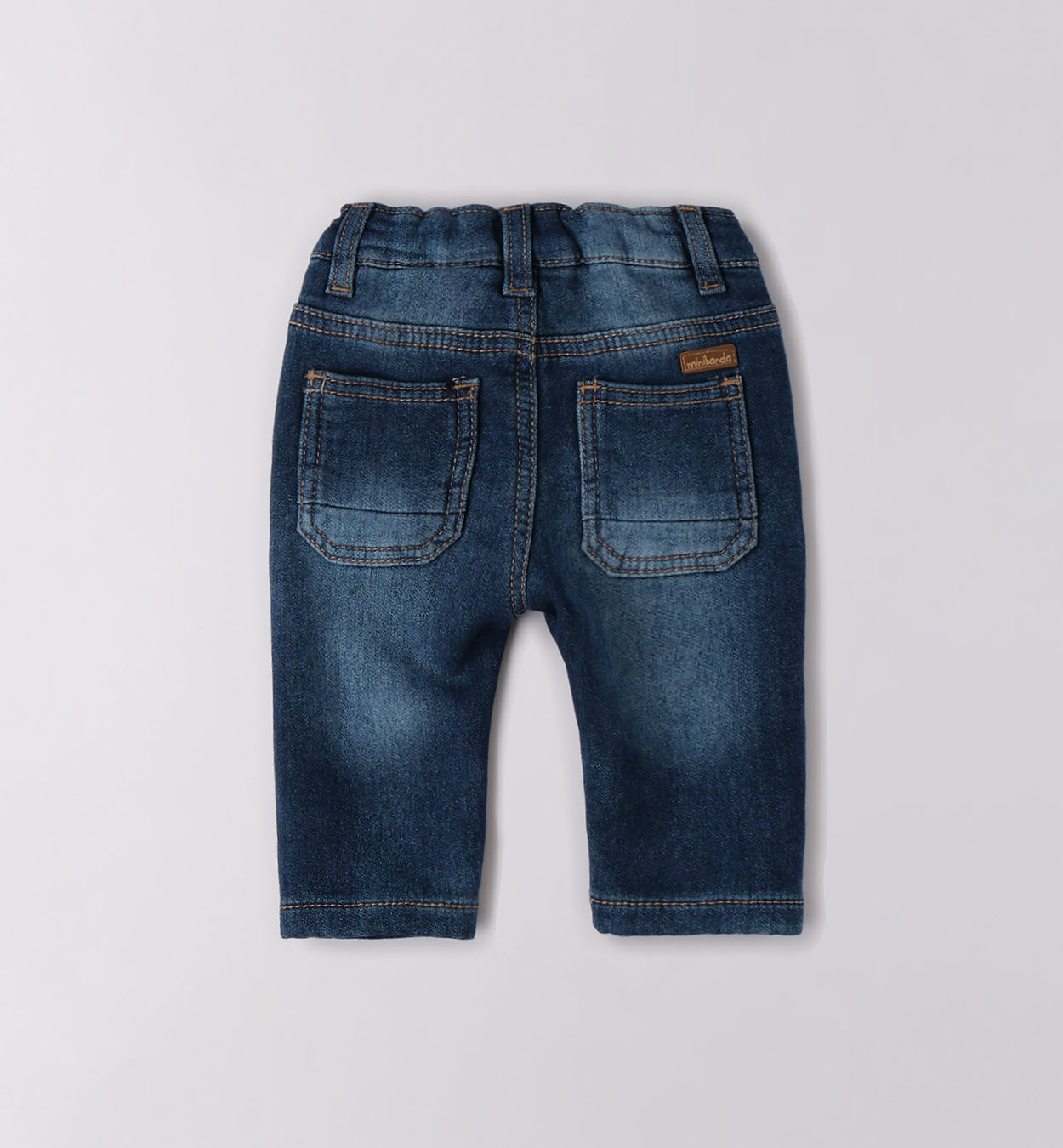 Bimbo maglia righe e jeans