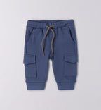 Completo bambino maglia azzurra e pantalone blu