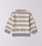 Bimbo maglia righe e jeans