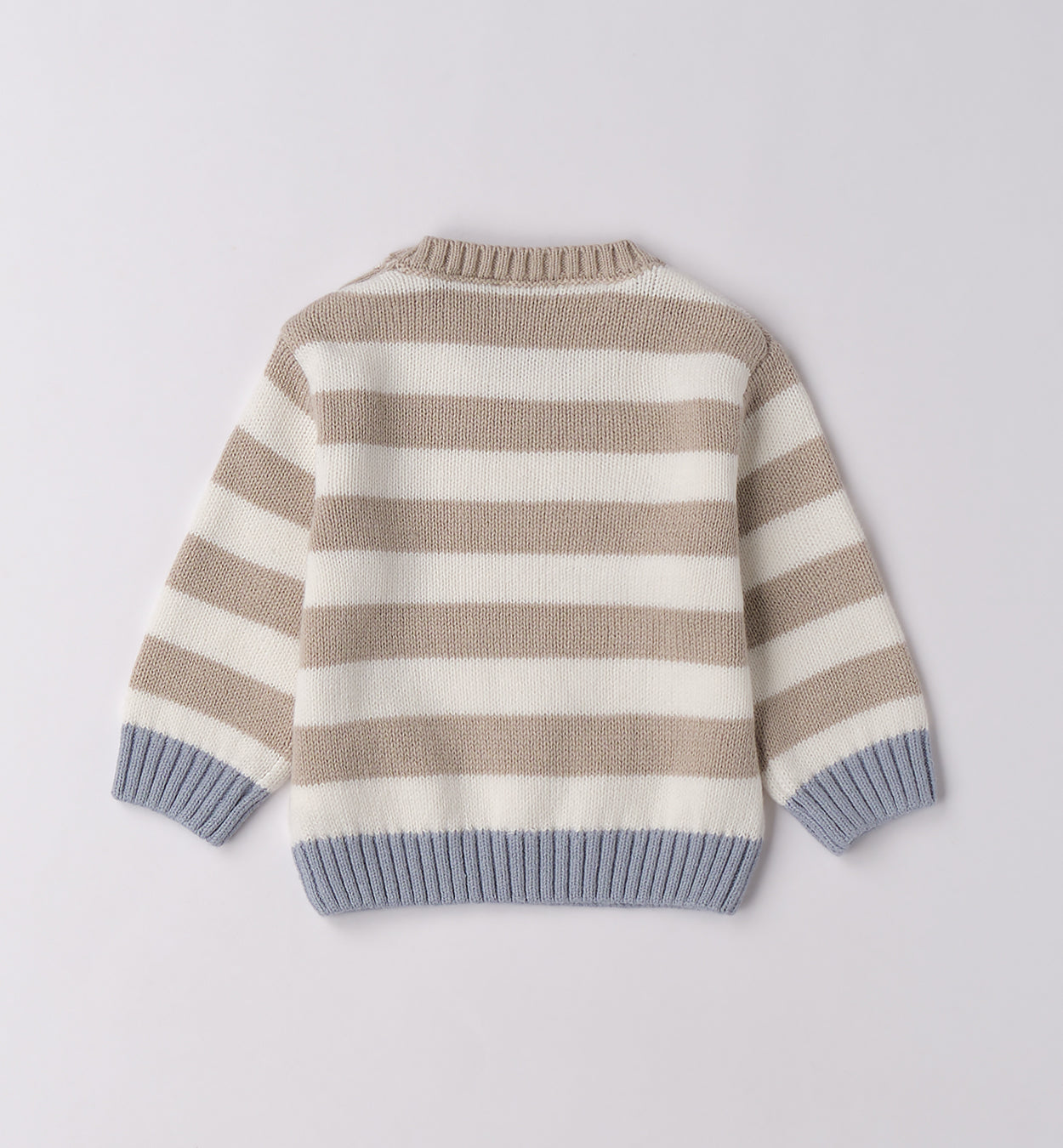 Bimbo maglia righe e jeans