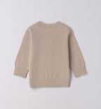 Completo bambino giacca beige e pantalone blu